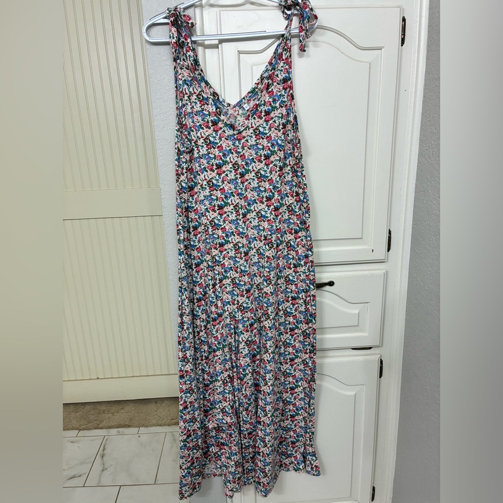 Floral Sleeveless Wide Leg Romper
